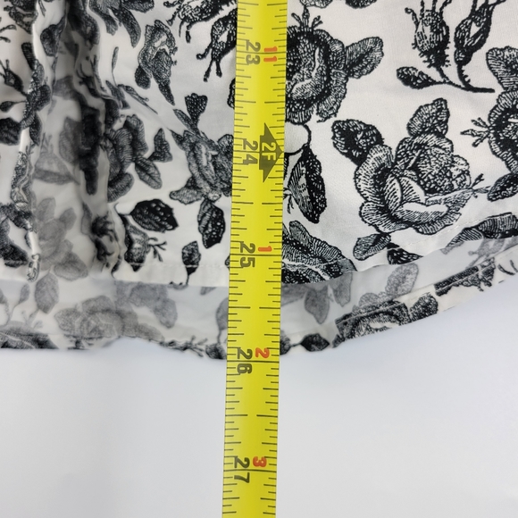 Thakoon For Design Nation Womens Blouse Size Small Button Up Floral Ruched - Picture 4 of 12